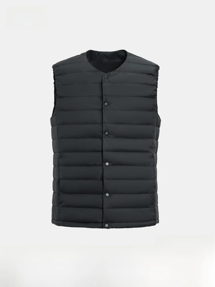 Snow Flying 2026 Men's Casual Lightweight Black down Vest Fashionable Urban Style Short Length V-Neck Indoor Wear
Snow Flying 2026 Men's Casual Lightweight Black down Vest Fashionable Urban Style Short Length V-Neck Indoor Wear