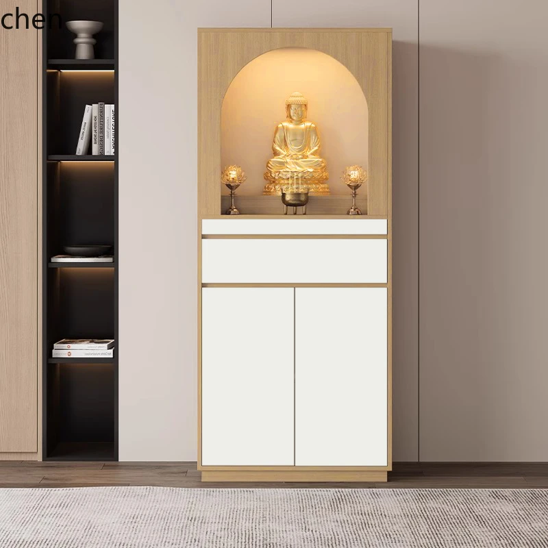 HTT Minimalist Buddhist Scene Small God of Wealth Shrine Cabinet Shrine Standing Cabinet Household Offering Shangxiang Tai
HTT Minimalist Buddhist Scene Small God of Wealth Shrine Cabinet Shrine Standing Cabinet Household Offering Shangxiang Tai