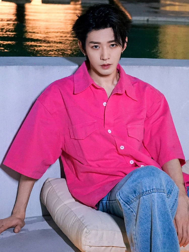 Deng Weimei Pink Workwear Shirt Men's Short Sleeve Loose Fit Summer New American Style Half Sleeve Shirt Jacket
Deng Weimei Pink Workwear Shirt Men's Short Sleeve Loose Fit Summer New American Style Half Sleeve Shirt Jacket