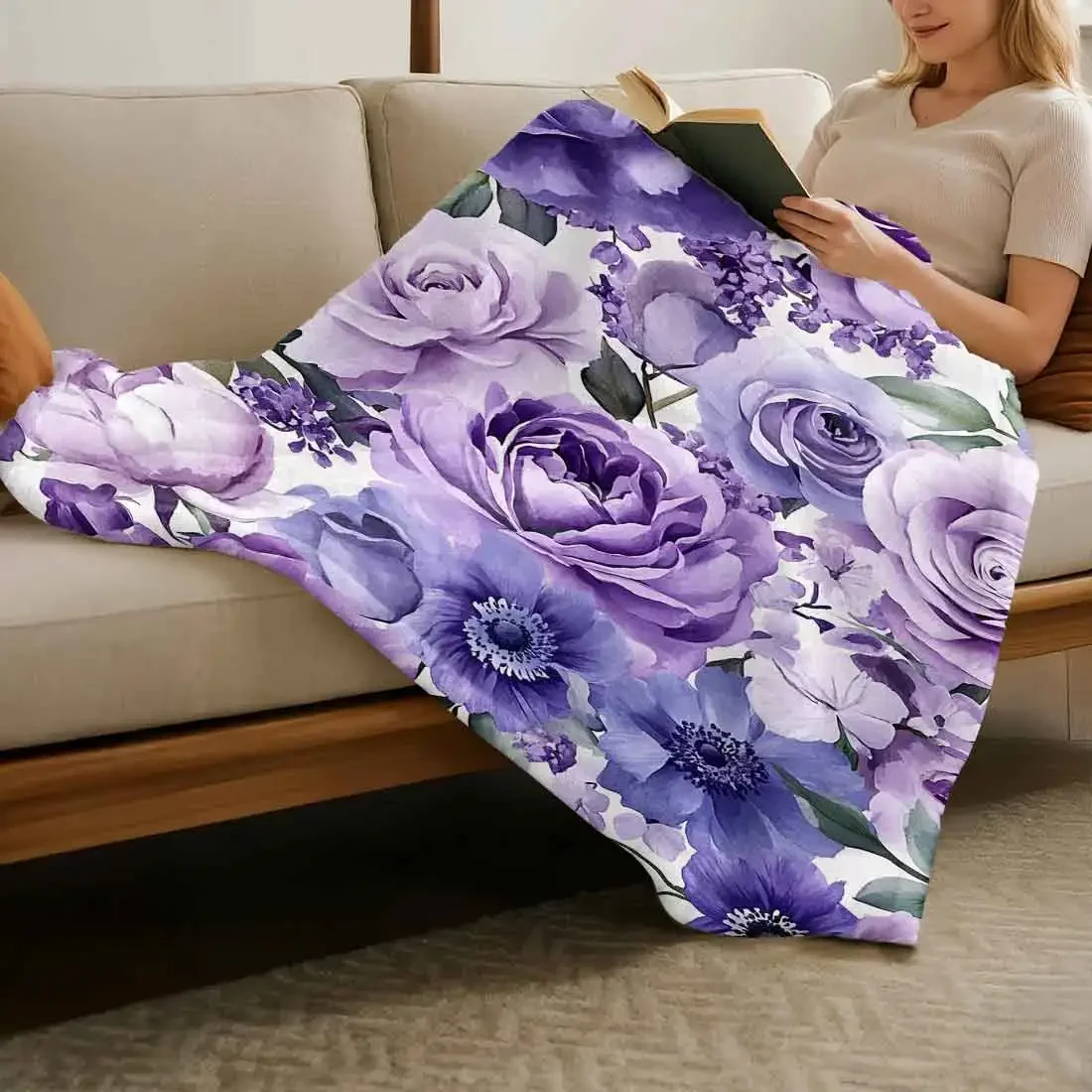 Одеяла с фиолетовыми цветами, теплое мягкое плюшевое одеяло до колена для зимы, офиса, спальни, дивана, подарки для путешествий, домашний декор
Одеяла с фиолетовыми цветами, теплое мягкое плюшевое одеяло до колена для зимы, офиса, спальни, дивана, подарки для путешествий, домашний декор