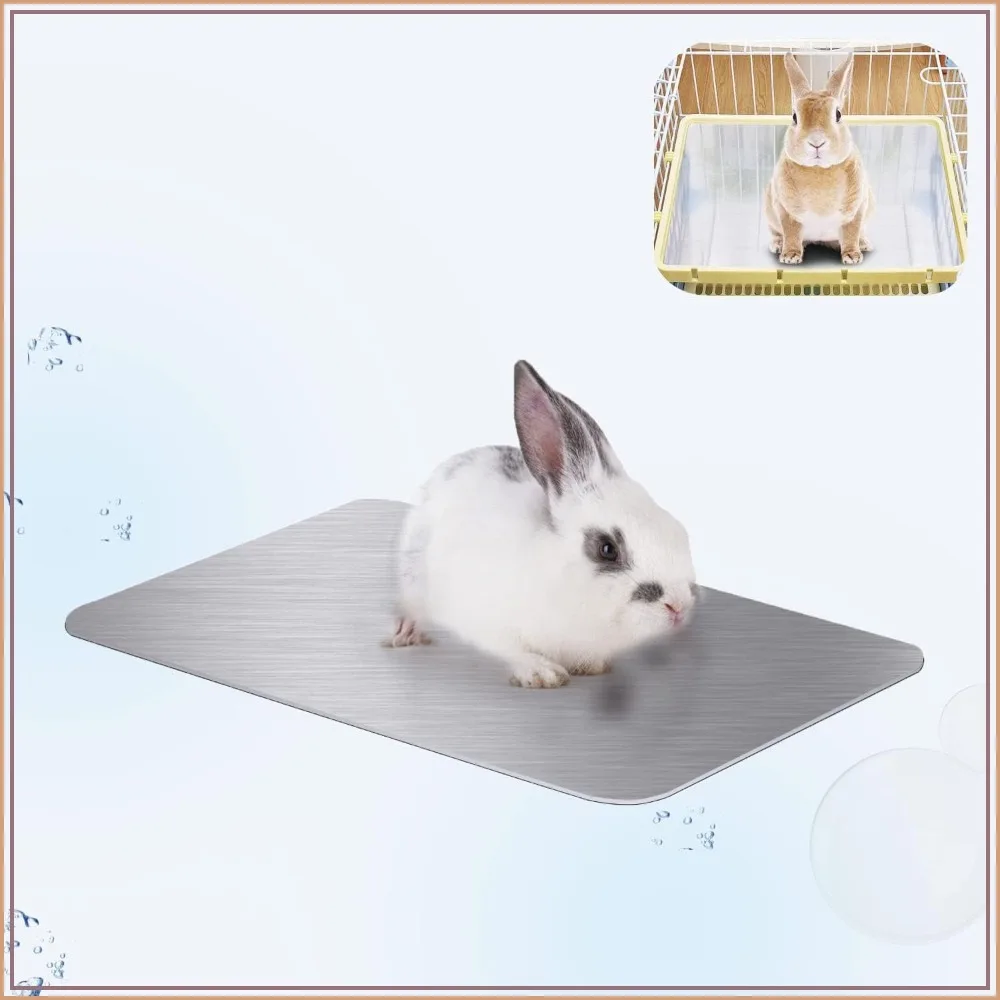 Rabbit Cooling Pad, 11.8x7.9 in Hamster Cooling Mat Pet Cool Plate for Small Pets Summer - Bite Resistance Ice Bed
Rabbit Cooling Pad, 11.8x7.9 in Hamster Cooling Mat Pet Cool Plate for Small Pets Summer - Bite Resistance Ice Bed