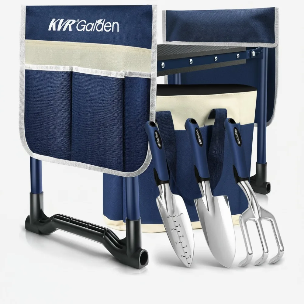 2025 Upgraded Foldable Garden Kneeler Seat Set with Tools & Pouch - Heavy Duty Gardening Stool for Seniors Women Mom
2025 Upgraded Foldable Garden Kneeler Seat Set with Tools & Pouch - Heavy Duty Gardening Stool for Seniors Women Mom