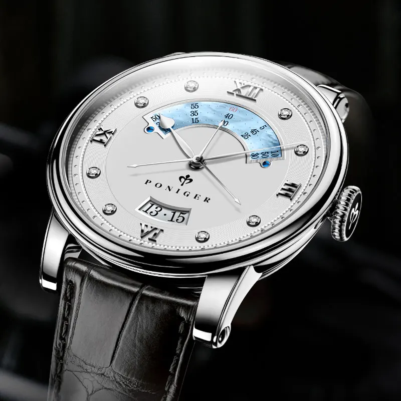 PONIGER New Men's Watches Luxury Fashion Business Japanese Automatic Mechanical Watches Stainless Steel Waterproof Men's Watch
PONIGER New Men's Watches Luxury Fashion Business Japanese Automatic Mechanical Watches Stainless Steel Waterproof Men's Watch