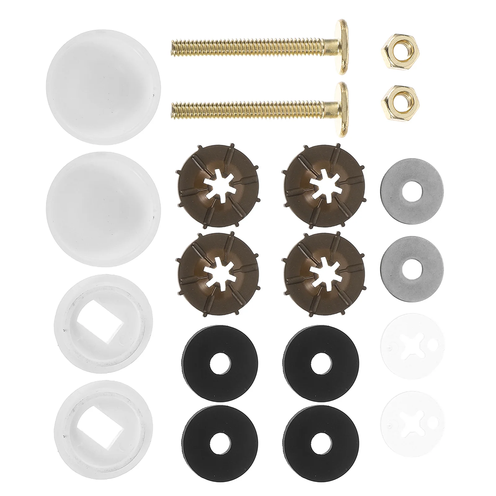 1Set Universal Toilet Floor Bolts Kit Stainless Steel Toilet Fixing Set Seat Bolts Covers Mounting Screws Nut and Bolt Set
1Set Universal Toilet Floor Bolts Kit Stainless Steel Toilet Fixing Set Seat Bolts Covers Mounting Screws Nut and Bolt Set