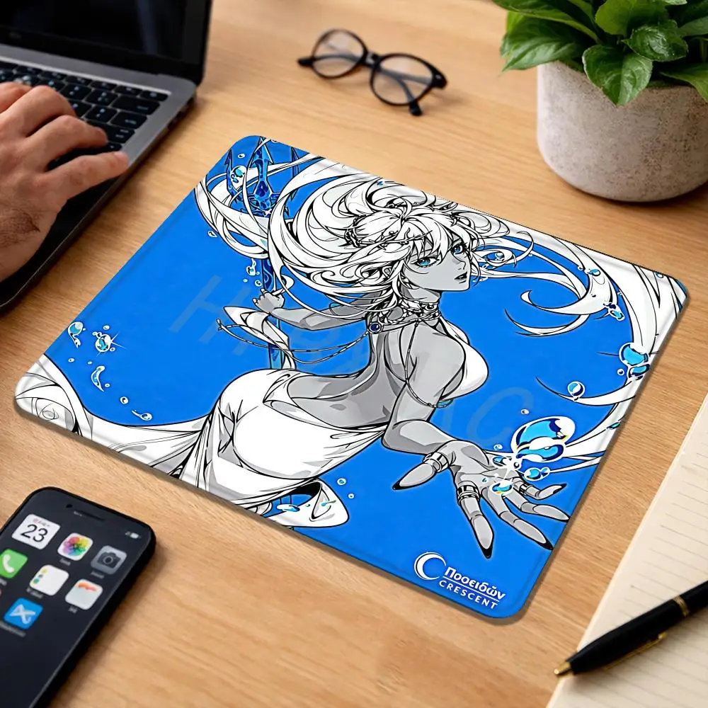 HYBXAXC Rubber Non-slip Small Mouse Pad Gaming Desk Mat Thick Locking Edge, Blue Line Mermaid Goddess Anime Style
HYBXAXC Rubber Non-slip Small Mouse Pad Gaming Desk Mat Thick Locking Edge, Blue Line Mermaid Goddess Anime Style