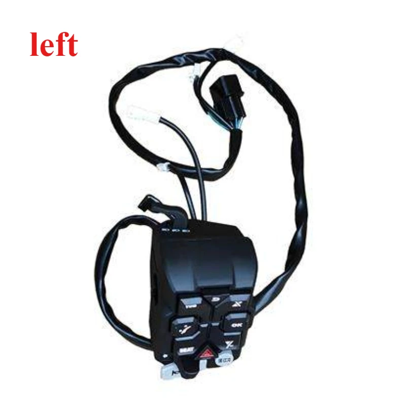 Переключатель зажигания, кнопка звукового сигнала и света, выключатель двигателя для ZONTES ZT703F 703F (левый и правый)
Переключатель зажигания, кнопка звукового сигнала и света, выключатель двигателя для ZONTES ZT703F 703F (левый и правый)