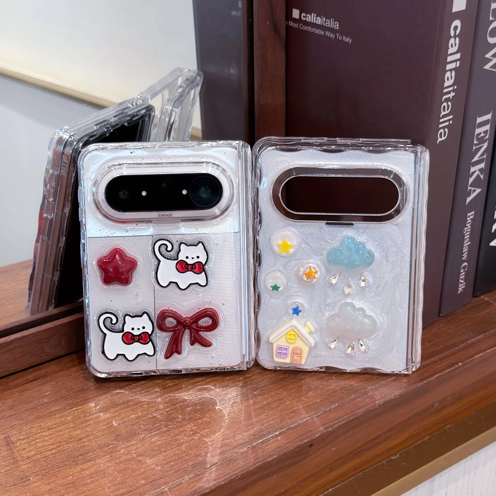 Back Cover For Huawei Pura X Max Case Glitter Cloud Stars Bowknot Kitten Hard PC Shockproof Phone Case
Back Cover For Huawei Pura X Max Case Glitter Cloud Stars Bowknot Kitten Hard PC Shockproof Phone Case