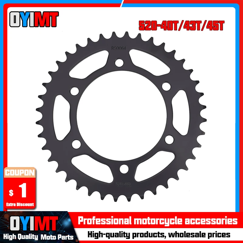 Задняя звездочка цепи мотоцикла 40T 43T 45T для Kawasaki Road GPZ400R EX400 ZR400 GPZ400S Z400 EX500 GPZ500S ER500 ZR550
Задняя звездочка цепи мотоцикла 40T 43T 45T для Kawasaki Road GPZ400R EX400 ZR400 GPZ400S Z400 EX500 GPZ500S ER500 ZR550