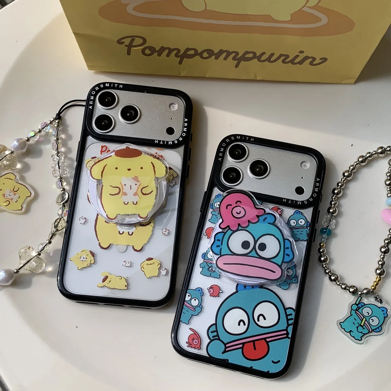 Quirky Duo With Pompompurin&Hangyodon Magnetic Phone Grip For Samsung/IPhone/Magnetic Mobile Phone Case Magnetic Phone Holder
Quirky Duo With Pompompurin&Hangyodon Magnetic Phone Grip For Samsung/IPhone/Magnetic Mobile Phone Case Magnetic Phone Holder