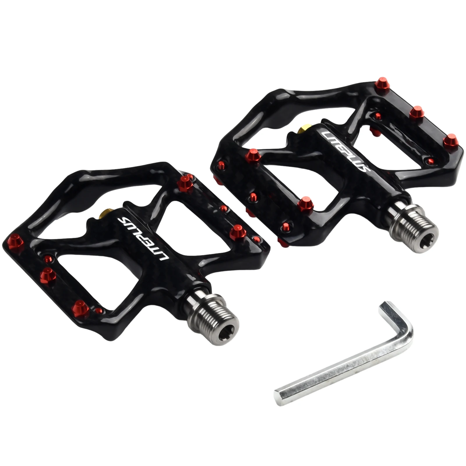 Пара велосипедных педалей из карбона, ультралегкие, противоскользящие, с герметичными подшипниками DU, аксессуары для велосипедов
Пара велосипедных педалей из карбона, ультралегкие, противоскользящие, с герметичными подшипниками DU, аксессуары для велосипедов