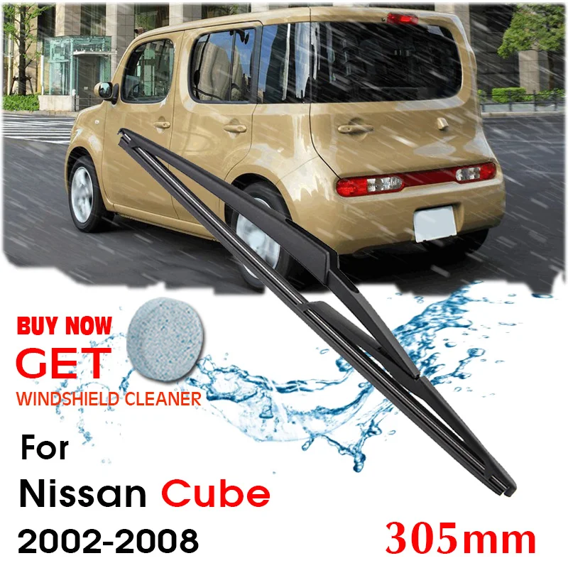 Car Wiper Blade Rear Back Window Windscreen Windshield Wipers For Nissan Cube Hatchback 305 mm 2002-2008 Auto Accessories
Car Wiper Blade Rear Back Window Windscreen Windshield Wipers For Nissan Cube Hatchback 305 mm 2002-2008 Auto Accessories