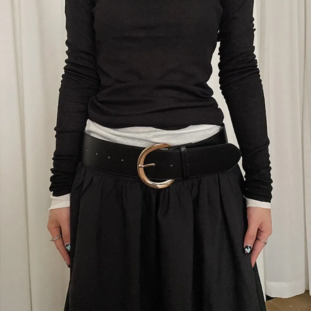 Retro Suede Women Wide Belt Metal Buckle Jeans Girdle Leather Waistband Western Cowboy Belt Girl
Retro Suede Women Wide Belt Metal Buckle Jeans Girdle Leather Waistband Western Cowboy Belt Girl