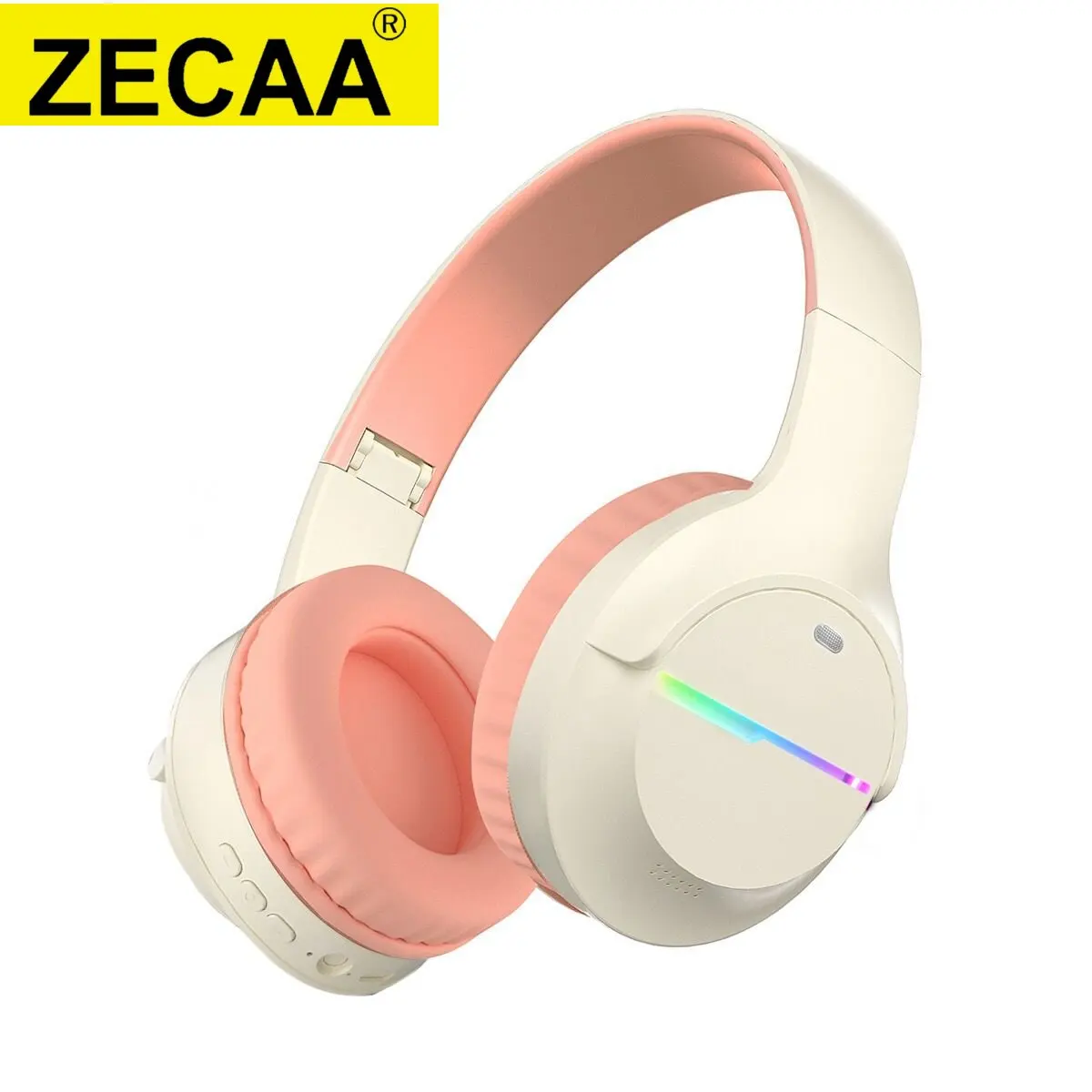 ZECAA Foldable ANC Bluetooth Wireless Bass Headphone 5.4 Head On Earphone Video Game Headphone With Colorful RGB Light
ZECAA Foldable ANC Bluetooth Wireless Bass Headphone 5.4 Head On Earphone Video Game Headphone With Colorful RGB Light