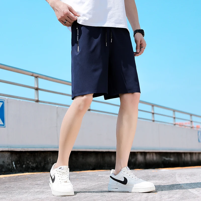 Men's Summer Quick Dry Sports Shorts Casual Loose Elastic Waist Drawstring Running Shorts with Zipper Pockets
Men's Summer Quick Dry Sports Shorts Casual Loose Elastic Waist Drawstring Running Shorts with Zipper Pockets