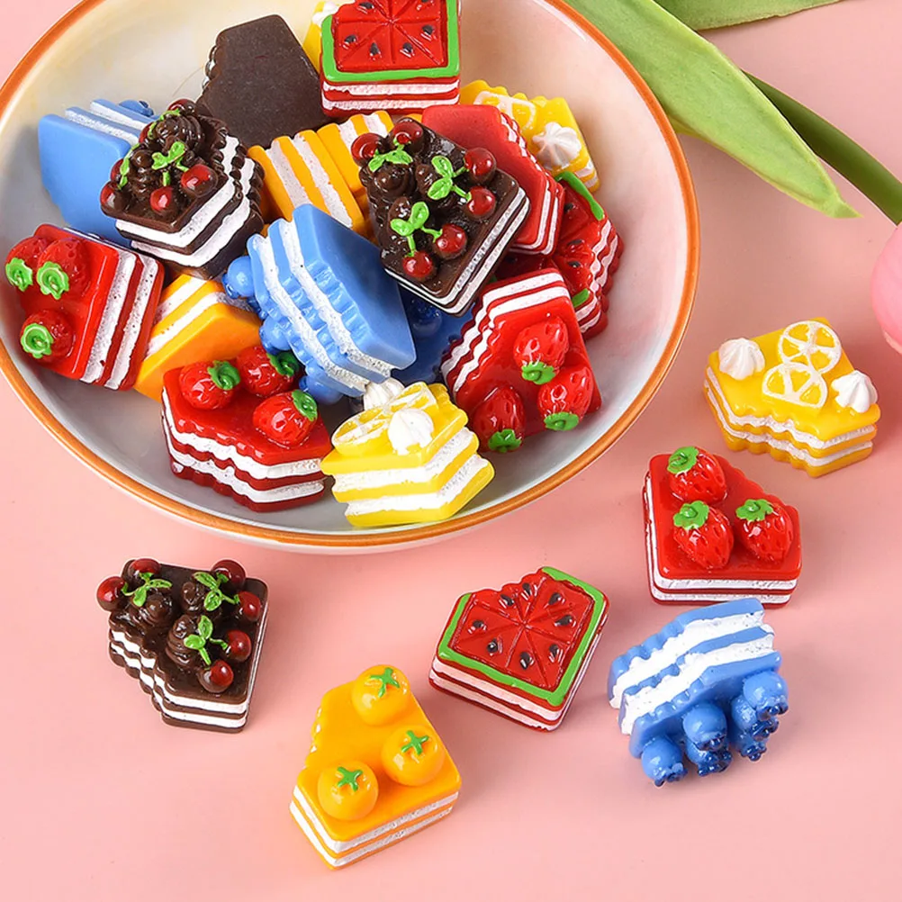 10 Pcs Cake Resin Accessories Mini Dessert Decor Models Ice Cream Food Charms for Crafting Fairy Decorations
10 Pcs Cake Resin Accessories Mini Dessert Decor Models Ice Cream Food Charms for Crafting Fairy Decorations