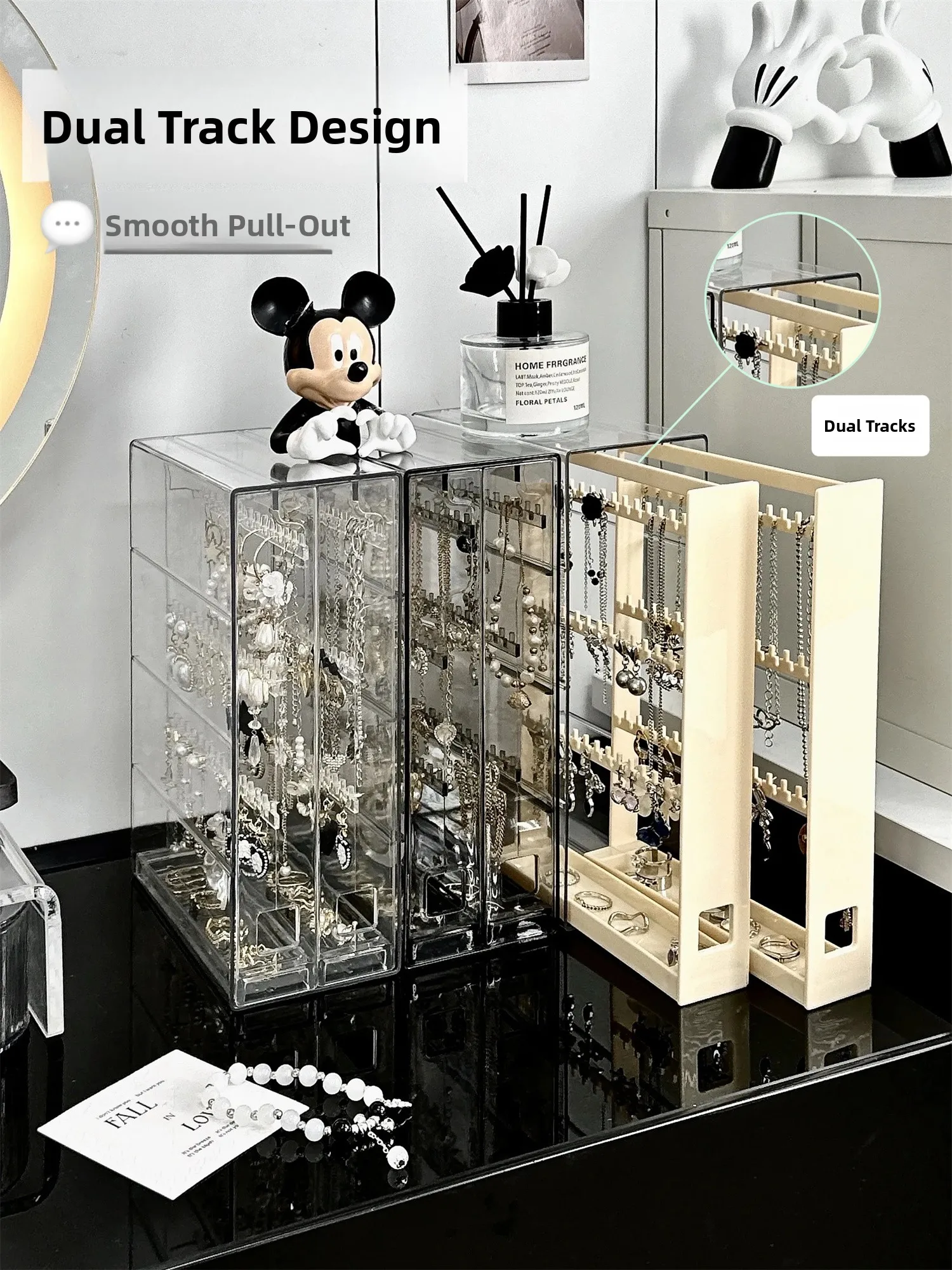 Ele Acrylic Jewelry Storage Box Earring Nelace Display Stand High End Sli New Model Clear Plastic Organizer for Bed...
Ele Acrylic Jewelry Storage Box Earring Nelace Display Stand High End Sli New Model Clear Plastic Organizer for Bed...