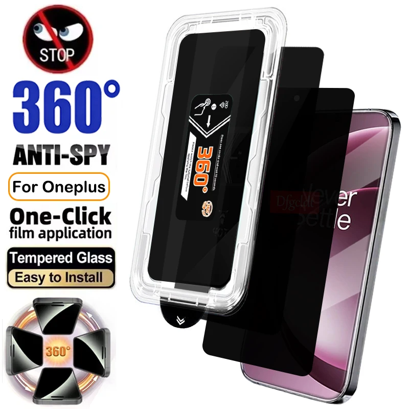 360-Degree Anti-peep Tempered Glass For OnePlus 15 15R 15T 13T 13S 13R Privacy Screen Protector Dust-free Installation Cover
360-Degree Anti-peep Tempered Glass For OnePlus 15 15R 15T 13T 13S 13R Privacy Screen Protector Dust-free Installation Cover