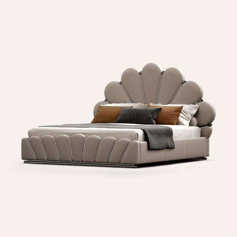 Italian minimalist bed, leather wedding bed, modern minimalist designer home bedroom, light luxury bed, master bedroom
Italian minimalist bed, leather wedding bed, modern minimalist designer home bedroom, light luxury bed, master bedroom