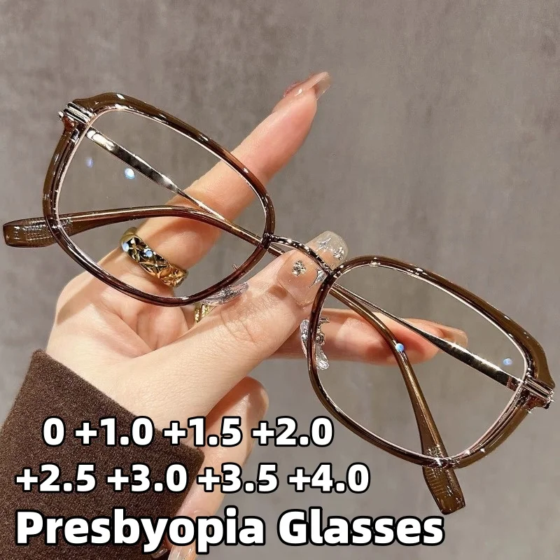 2026 New Cat-Eye Ultra-Lightweight Anti-Blue Light Presbyopia Glasses Fashionable High-Definitio Reading Eyewear for Women
2026 New Cat-Eye Ultra-Lightweight Anti-Blue Light Presbyopia Glasses Fashionable High-Definitio Reading Eyewear for Women