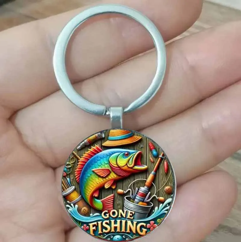 Featuring colorful fish and fishing gear design - made of zinc alloy, it is an ideal gift for bag, Thanksgiving, Christmas, and
Featuring colorful fish and fishing gear design - made of zinc alloy, it is an ideal gift for bag, Thanksgiving, Christmas, and