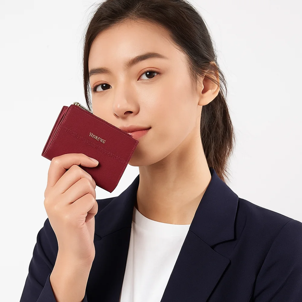 Elegant Women Short Wallet Pu Leather Large Capacity Business Card Holder Solid Color Simple Bank/ID/Credit Card Bag Travel
Elegant Women Short Wallet Pu Leather Large Capacity Business Card Holder Solid Color Simple Bank/ID/Credit Card Bag Travel