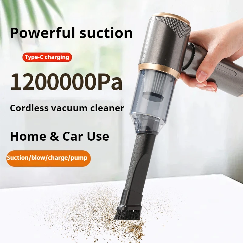 Cordless Handheld Vacuum Cleaner 51000RPM Strong Suction Car Home Dual Use Type-C Rechargeable Low Noise
Cordless Handheld Vacuum Cleaner 51000RPM Strong Suction Car Home Dual Use Type-C Rechargeable Low Noise