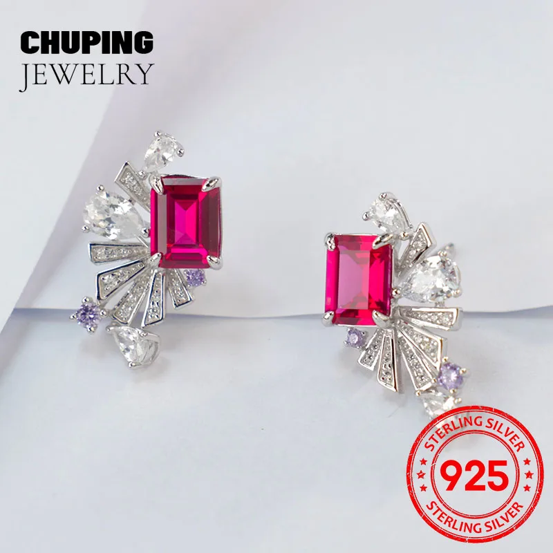 Серьги из серебра S925 с рубинами, параибами и изумрудами ChuPing Fine Jewelry Lab, огранка 6x8, 4.86 карата, для женщин, для помолвки, свадьбы, класса люкс
Серьги из серебра S925 с рубинами, параибами и изумрудами ChuPing Fine Jewelry Lab, огранка 6x8, 4.86 карата, для женщин, для помолвки, свадьбы, класса люкс