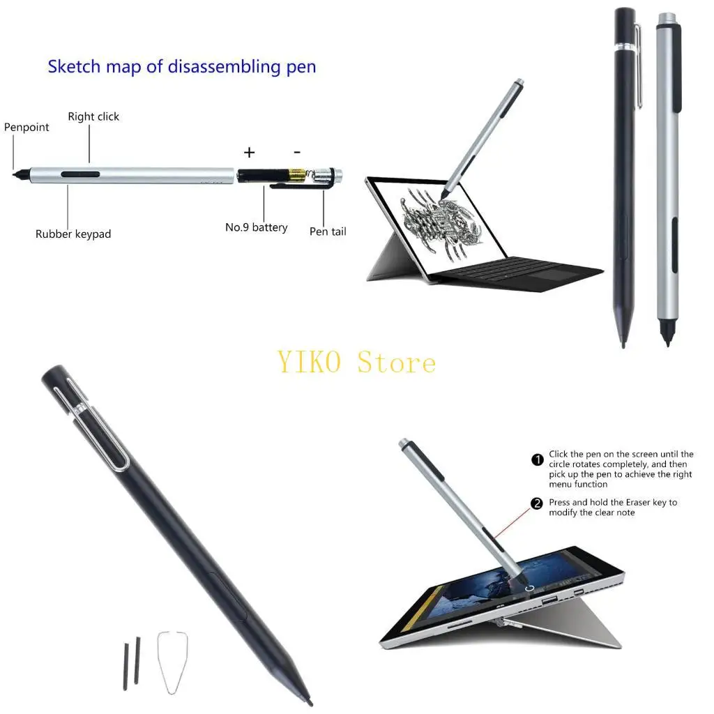 K32C Active Pen for Surface Pro7 Pro6 Pro5 Pro4 Pro3 Tablet for Touch Screen Go Book Latpop
K32C Active Pen for Surface Pro7 Pro6 Pro5 Pro4 Pro3 Tablet for Touch Screen Go Book Latpop