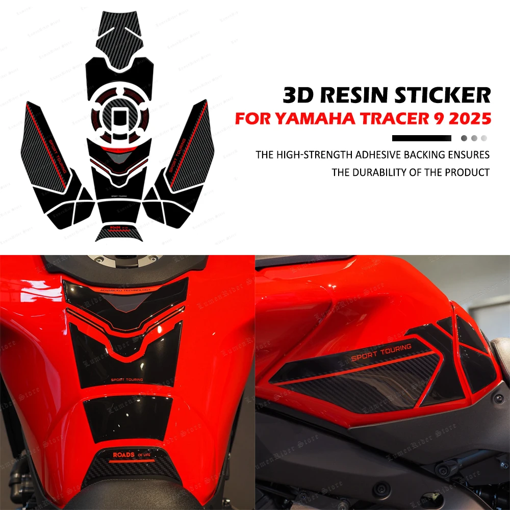 For Yamaha Tracer 9 Tracer9 2025 Motorcycle Accessories 3D Epoxy Resin Tank Pad Protection Sticker
For Yamaha Tracer 9 Tracer9 2025 Motorcycle Accessories 3D Epoxy Resin Tank Pad Protection Sticker
