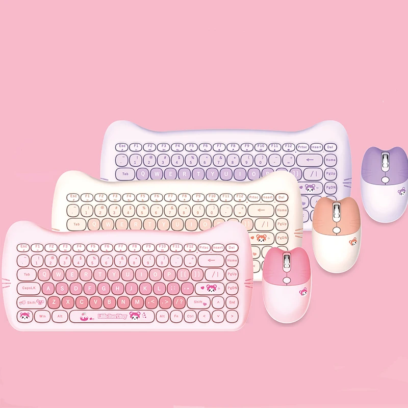 Magnetic Tiger Wireless 2.4g Keyboard And Mouse Set Cute Meow Cute 84 Key Mini Color Office Wireless Keyboard And Mouse Set
Magnetic Tiger Wireless 2.4g Keyboard And Mouse Set Cute Meow Cute 84 Key Mini Color Office Wireless Keyboard And Mouse Set