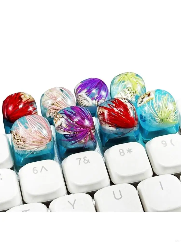Hand Poured Translucent Resin Keycaps Featuring Unique Underwater Scene For Various Mechanical Keyboards Gift 83CF
Hand Poured Translucent Resin Keycaps Featuring Unique Underwater Scene For Various Mechanical Keyboards Gift 83CF