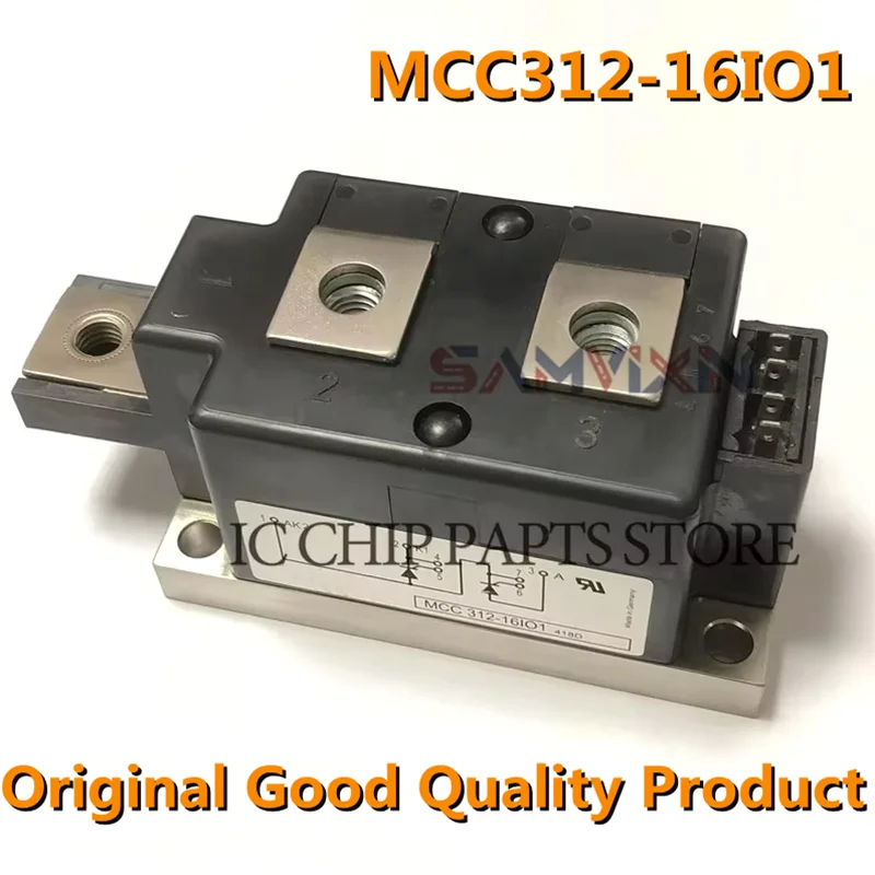 MCC312-16IO1 ,(1piece) Thyristor ModulesThyristor/Diode IGBT Module, NEW In Stock
MCC312-16IO1 ,(1piece) Thyristor ModulesThyristor/Diode IGBT Module, NEW In Stock