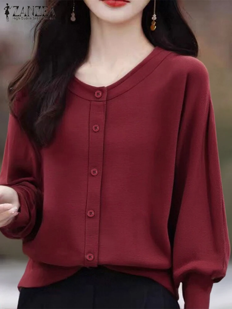ZANZEA Women Sweaters Fashion Solid Color Cardigan Holiday Long Lantern Sleeve Tops Tunics 2025 Autumn Korean Buttons Pullovers
ZANZEA Women Sweaters Fashion Solid Color Cardigan Holiday Long Lantern Sleeve Tops Tunics 2025 Autumn Korean Buttons Pullovers
