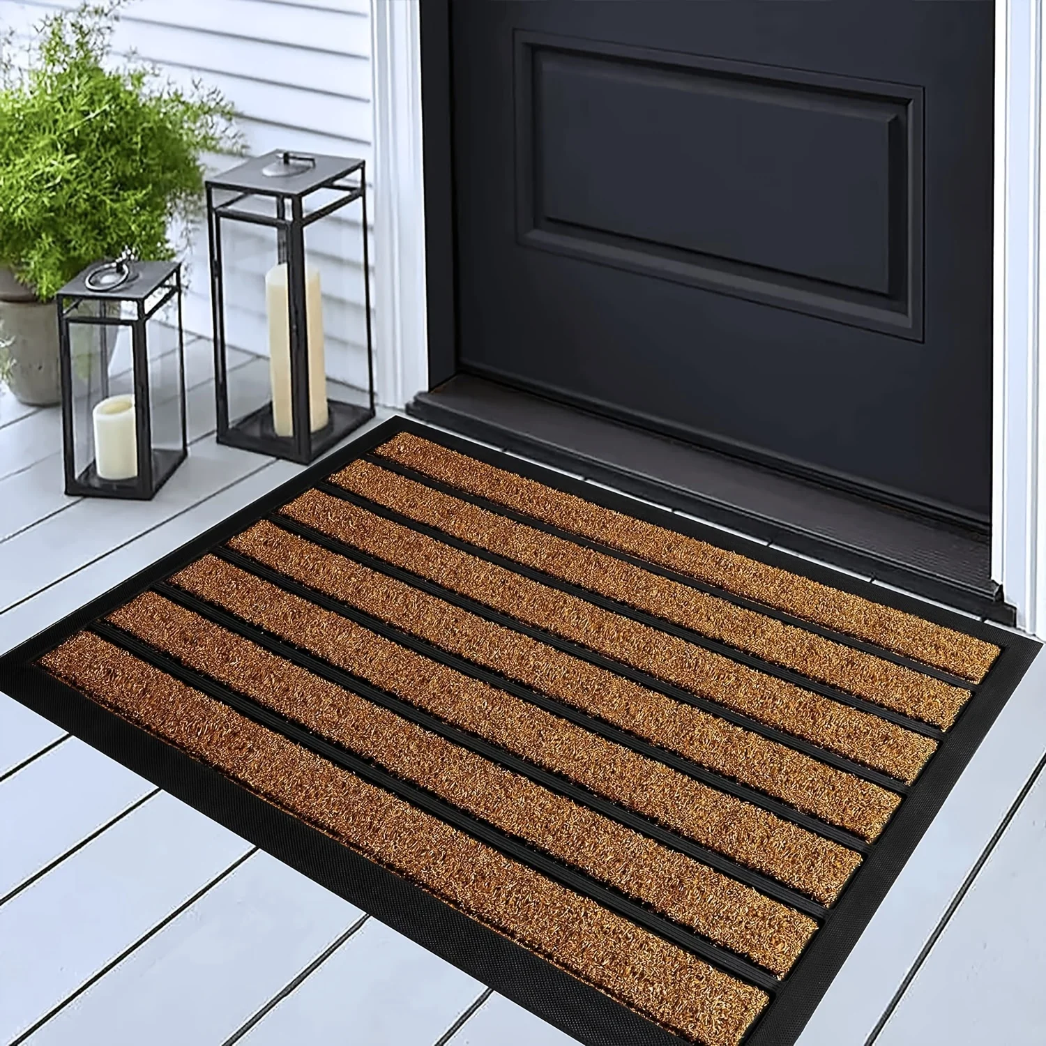 Outdoor Floor Mat Extra Durable Door Mat - Dirt Trapping Outdoor Welcome Mats - Non-Slip Outdoor Door Mats - Low Profile Front D
Outdoor Floor Mat Extra Durable Door Mat - Dirt Trapping Outdoor Welcome Mats - Non-Slip Outdoor Door Mats - Low Profile Front D