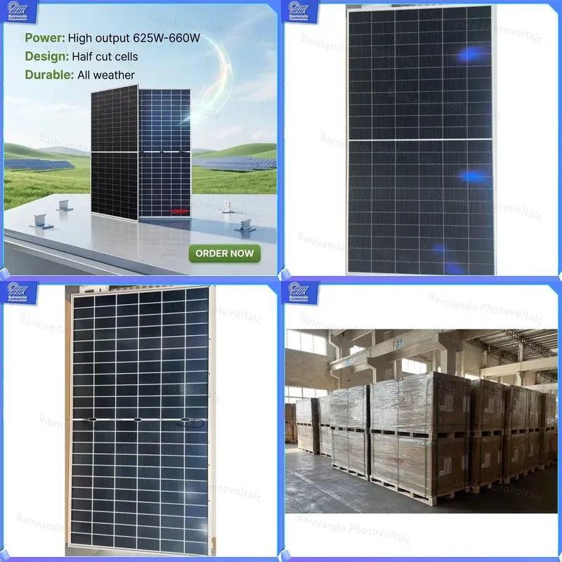 Double-sided N-type Bifacial Solar Panel Hi-MO 9 LR7-72HYD 625W 660W 24.4% Efficiency Double Glass Photovoltaic PV Module for
Double-sided N-type Bifacial Solar Panel Hi-MO 9 LR7-72HYD 625W 660W 24.4% Efficiency Double Glass Photovoltaic PV Module for