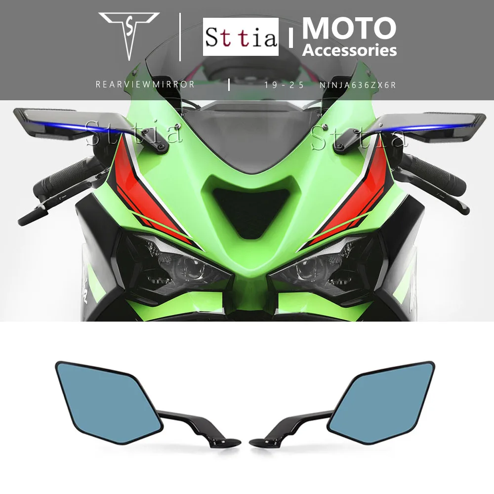 Новое зеркало заднего вида для мотоцикла, подходящее для Kawasaki NINJA 636 ZX6R 2019-2025, спортивное зеркало Stealth Winglet, регулируемые зеркала Stealth
Новое зеркало заднего вида для мотоцикла, подходящее для Kawasaki NINJA 636 ZX6R 2019-2025, спортивное зеркало Stealth Winglet, регулируемые зеркала Stealth