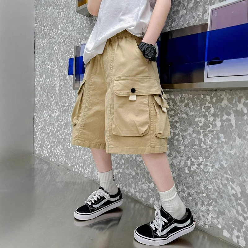 Summer Big Boys Cargo Shorts New Kids Children Multi-Pocket Casual Pants Loose Outfit Collection
Summer Big Boys Cargo Shorts New Kids Children Multi-Pocket Casual Pants Loose Outfit Collection