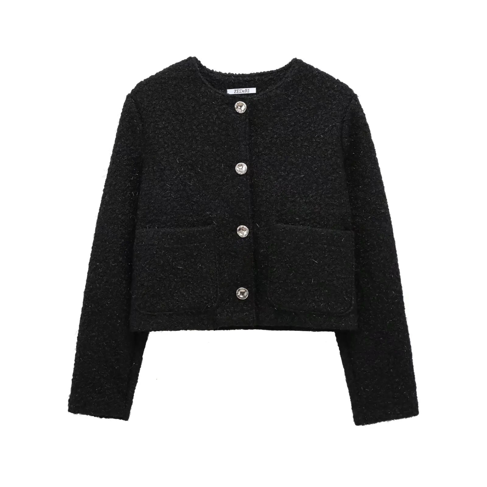 ZAB Autumn New Women's Faion ort Jaet Furry Circle Trim Flaing Wind Sle Polyester Fiber round Ne Versatile Coat
ZAB Autumn New Women's Faion ort Jaet Furry Circle Trim Flaing Wind Sle Polyester Fiber round Ne Versatile Coat