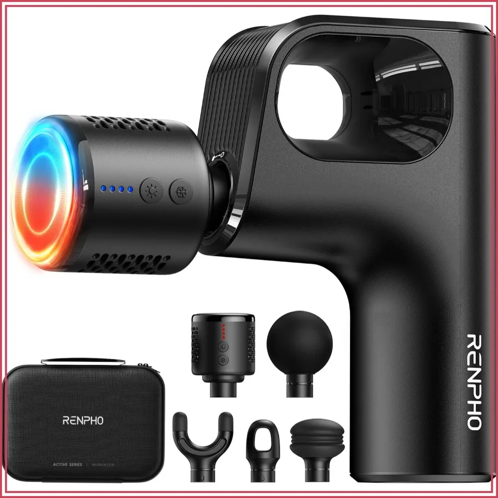 Massage Gun with Heat and Cold, Innovative Loop Design, Deep Tissue Back Massager, Portable Travel Massager with Carry Case
Massage Gun with Heat and Cold, Innovative Loop Design, Deep Tissue Back Massager, Portable Travel Massager with Carry Case