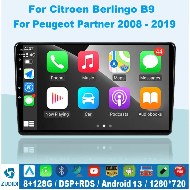 For Citroen Berlingo 2 B9 Peugeot Partner 2008-2018 2 Din Android 4G Carplay WIFI GPS Navigation Car Multimedia Player Head Unit
For Citroen Berlingo 2 B9 Peugeot Partner 2008-2018 2 Din Android 4G Carplay WIFI GPS Navigation Car Multimedia Player Head Unit