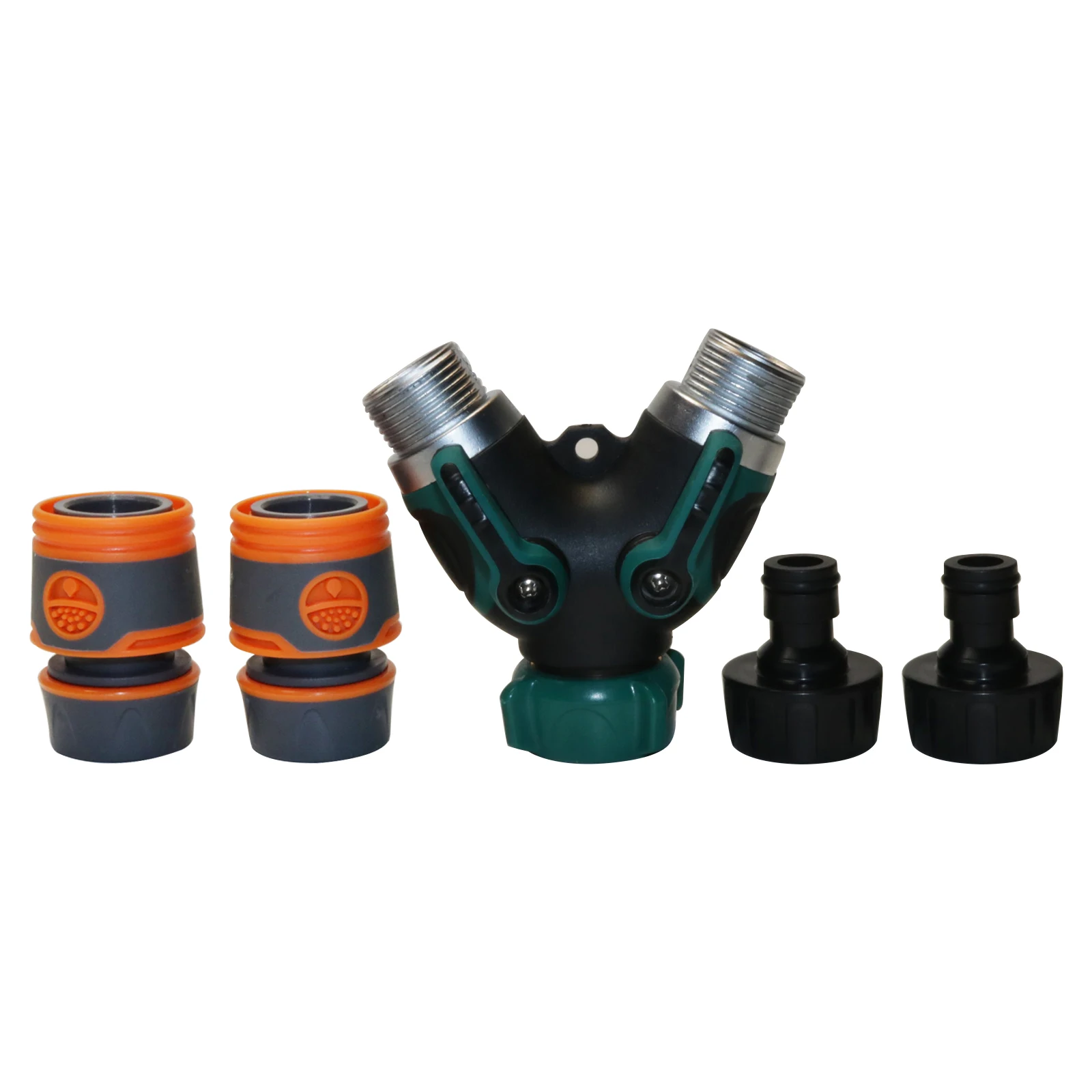 Garden 2 Way Hose Connector With Valve Watering Shut Off for Landscaping Flower Planting Irrigation 5Pcs Kit Splitte
Garden 2 Way Hose Connector With Valve Watering Shut Off for Landscaping Flower Planting Irrigation 5Pcs Kit Splitte