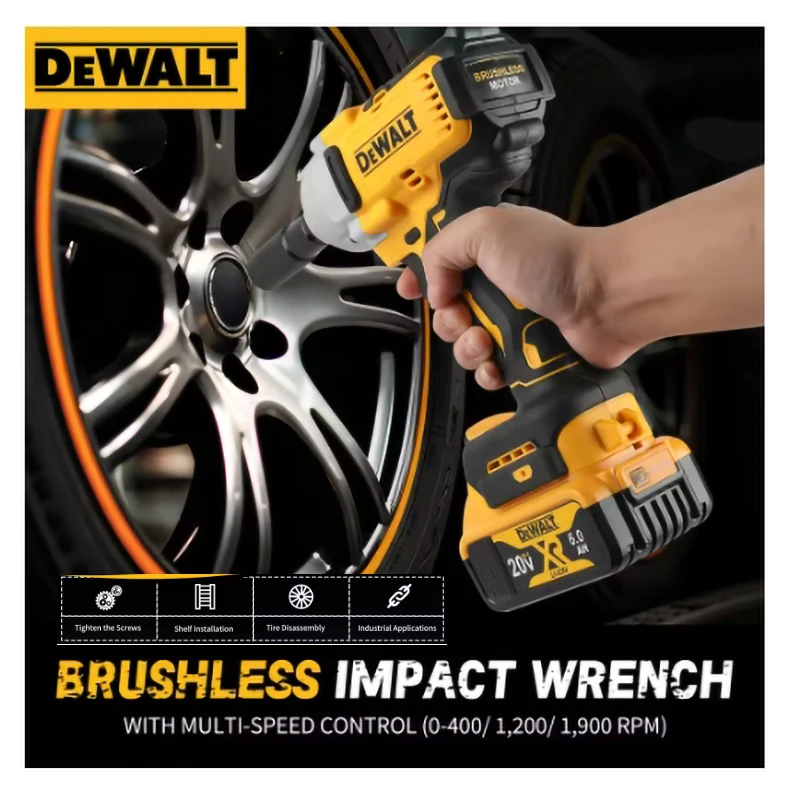 DCF900 OriginalDEWALT 1/2In Brushless Cordless High Torque Impact Wrench Anvil 20V Power Tools for DEWALT battery
DCF900 OriginalDEWALT 1/2In Brushless Cordless High Torque Impact Wrench Anvil 20V Power Tools for DEWALT battery