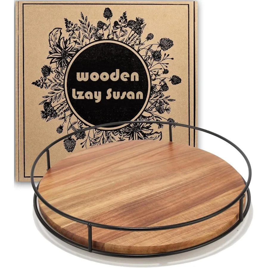 12 проигрывателей Lazy Susan из дерева акации, кухонный органайзер, проигрыватель со стальными сторонами, 360 градусов, Lazy Susan для столешницы, шкафа o
12 проигрывателей Lazy Susan из дерева акации, кухонный органайзер, проигрыватель со стальными сторонами, 360 градусов, Lazy Susan для столешницы, шкафа o