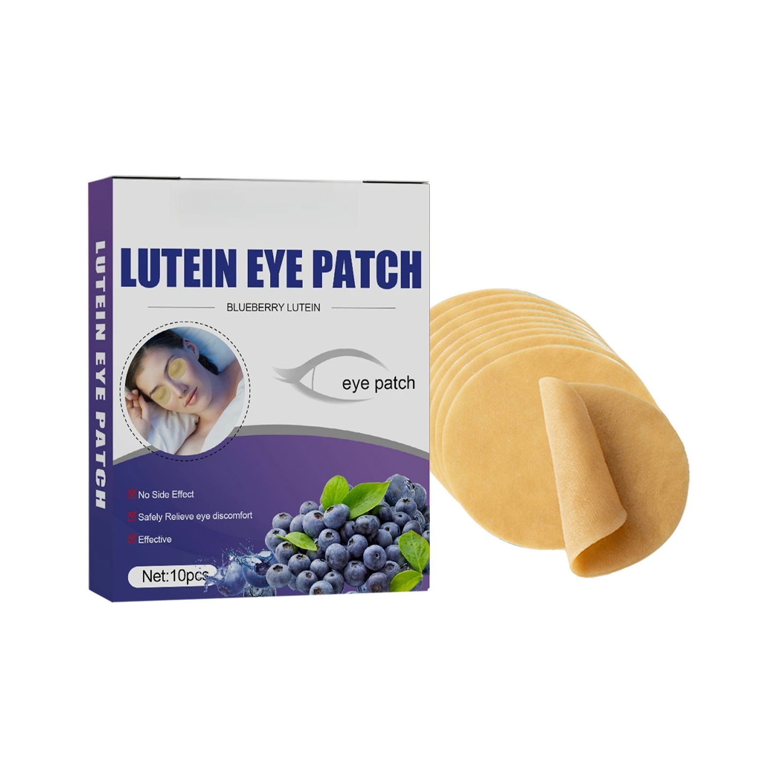 Blueberry Lutein Eye Care Sticker, Relieve Eye Fatigue, Cold Compress Eye Patch for Relaxation & Myopia Protection
Blueberry Lutein Eye Care Sticker, Relieve Eye Fatigue, Cold Compress Eye Patch for Relaxation & Myopia Protection