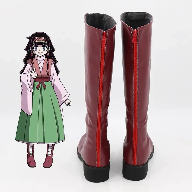 DY20Hunter X Hunter Alluka Zoldyck Anime Cosplay Boots Shoes Red Halloween Party Costume Props Woman Wine Red Long Boots25
DY20Hunter X Hunter Alluka Zoldyck Anime Cosplay Boots Shoes Red Halloween Party Costume Props Woman Wine Red Long Boots25