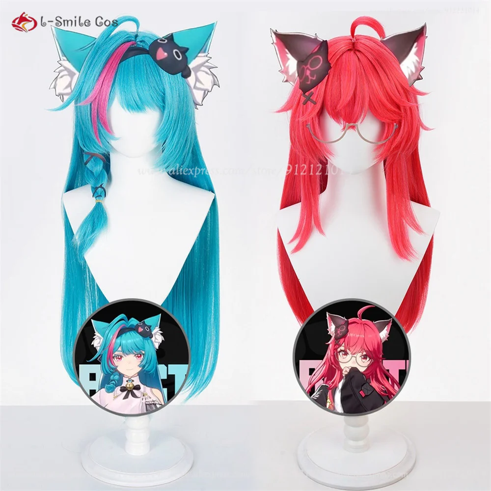 NTE Mint Nanally Cosplay Wig 70cm Pink/90cm Blue Wigs For Women Anime Cosplay Heat Resistant Synthetic Hair Halloween Role Play
NTE Mint Nanally Cosplay Wig 70cm Pink/90cm Blue Wigs For Women Anime Cosplay Heat Resistant Synthetic Hair Halloween Role Play