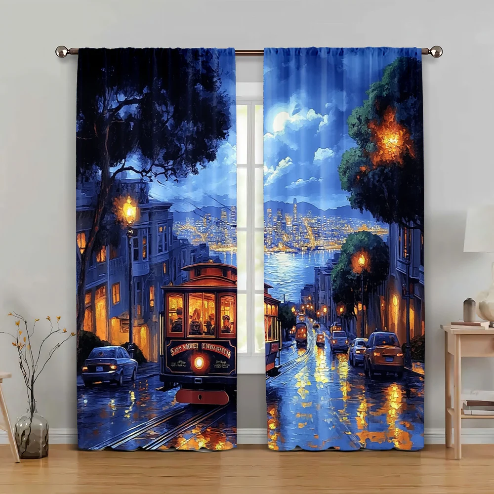 2pc, Curtain Night City View Versatile Durable Polyester,Without Electricity Party Decorations Applies to Holiday Home Decor &
2pc, Curtain Night City View Versatile Durable Polyester,Without Electricity Party Decorations Applies to Holiday Home Decor &