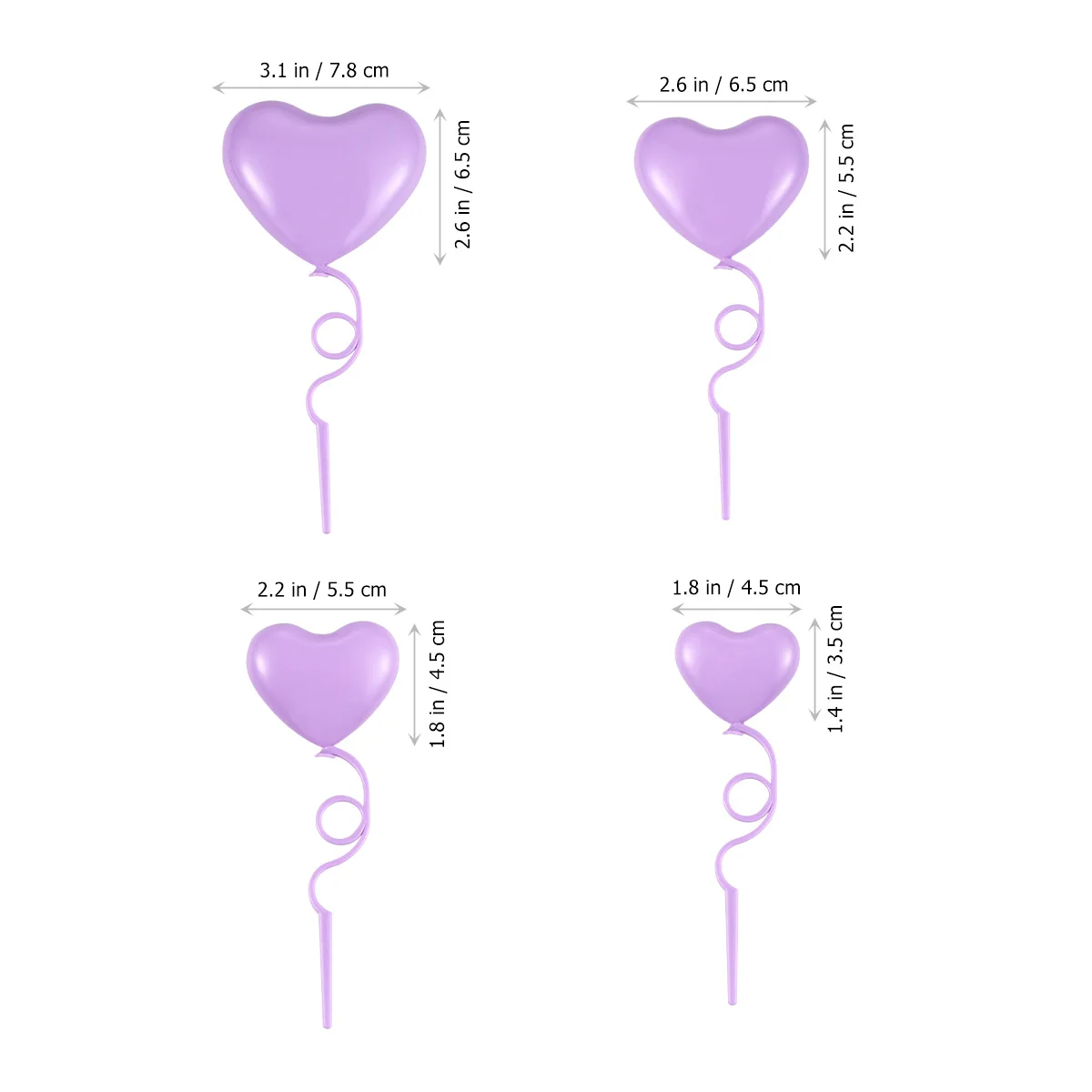 24 Pcs Cake Toppers Heart Shape Picks Creative Design Birthday Wedding Cupcake Sticks Fruit Insert Plastic Material
24 Pcs Cake Toppers Heart Shape Picks Creative Design Birthday Wedding Cupcake Sticks Fruit Insert Plastic Material