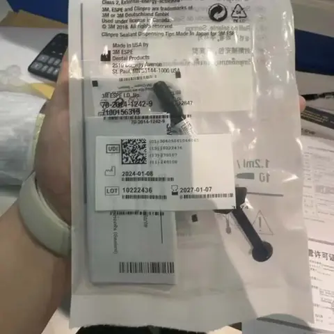 Sellador Clinpro de Material Dental ESPE 3M, sellador de fosas y grietas de 1,2 ml, Material de resina de laboratorio Dental curado UV, SmileKit