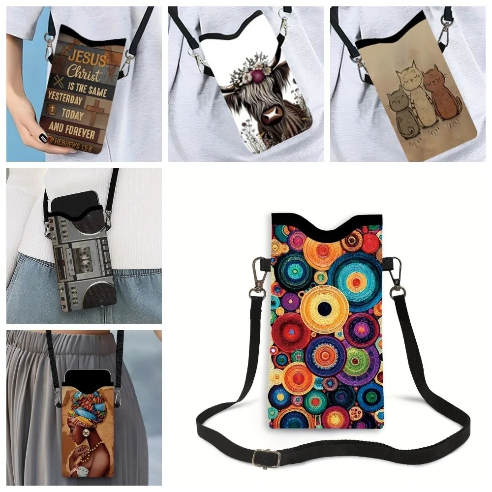 Cute 2D Printing Mobile Phone Bag Shockproof Adjustable Strap Wallet Water-resistant Multifunctional Coin Purse for Women
Cute 2D Printing Mobile Phone Bag Shockproof Adjustable Strap Wallet Water-resistant Multifunctional Coin Purse for Women